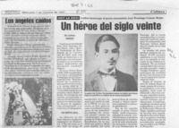 Un héroe del siglo veinte  [artículo] Elisa Cárdenas.