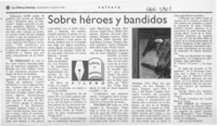 Sobre héroes y bandidos  [artículo] Filebo.
