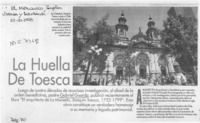 La huella de Toesca  [artículo] Soledad Salgado.