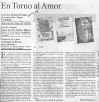 En torno al amor  [artículo] Patricio Lizama A.