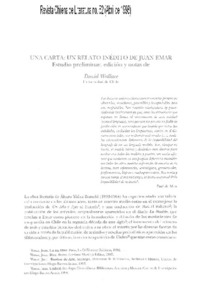 Una carta: un relato inédito de Juan Emar