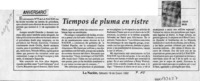 Tiempos de pluma en ristre  [artículo] Oscar Waiss.