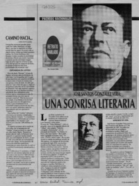 José Santos González Vera, una sonrisa literaria