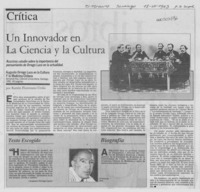 Un innovador en la ciencia y la cultura