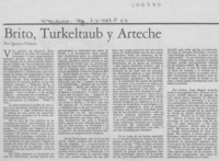 Brito, Turkeltaub y Arteche