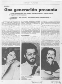 Una generación presunta