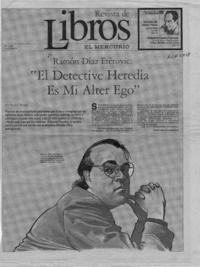 "El detective Heredia es mi alter ego"  [artículo] Beatriz Berger.