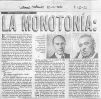 La monotonía, elogio a dos voces  [artículo] Filebo.