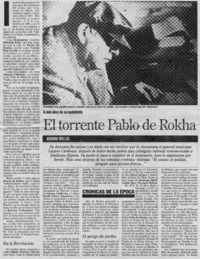 El torrente Pablo de Rokha