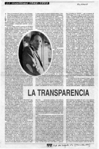 La transparencia  [artículo] Miguel Vicuña Navarro.