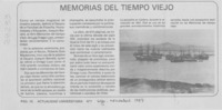 "Memorias del tiempo viejo"