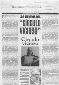 Los tiempos del "Circuito vicioso"  [artículo] Filebo.