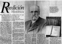 Reedición histórica