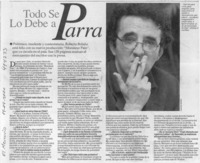 Todo se lo debe a Parra  [artículo]