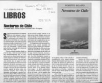 Nocturno de Chile  [artículo] Rodrigo Pinto