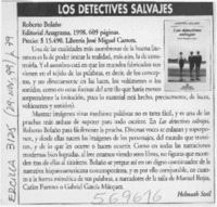 Los detectives salvajes  [artículo] Helmuth Steil