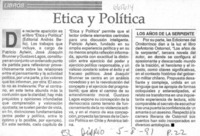 Ética y política.