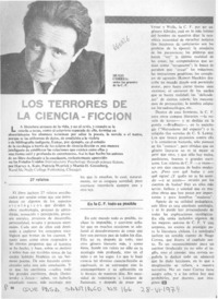 Los terrores de la ciencia-ficción.