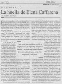 La huella de Elena Caffarena