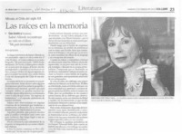 Las raíces en la memoria