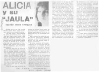 Alicia y su "jaula"