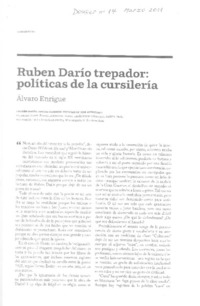 Rubén Darío trepador