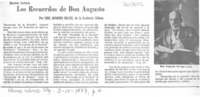 Los recuerdos de don Augusto