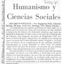 Humanismo y ciencias sociales.