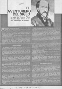 El aventurero del siglo.