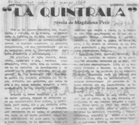 "La Quintrala"