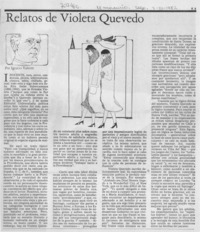 Relatos de Violeta Quevedo