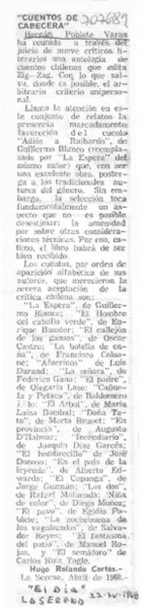 Cuentos de cabecera