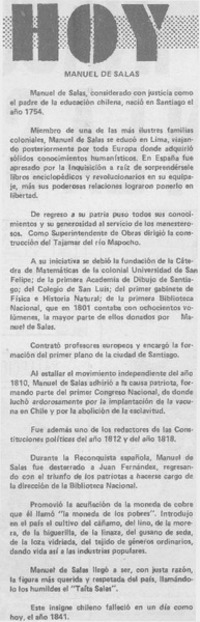 Manuel de Salas.