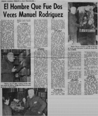 El hombre que fue dos veces Manuel Rodríguez : [entrevistass]