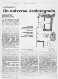 Un universo desintegrado