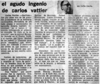 El agudo ingenio de Carlos Vattier