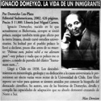 Ignacio Domeyko. La vida de un inmigrante