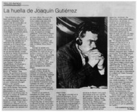 La huella de Joaquín Gutiérrez