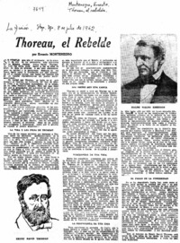 Thoreau, el rebelde
