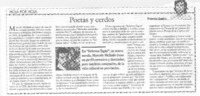 Poetas y cerdos