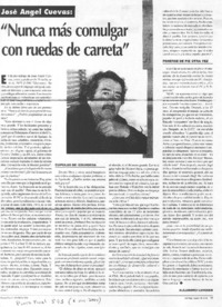 Nunca más comulgar con ruedas de carreta [entrevista]