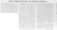 José Angel cuevas y su Summa Poética