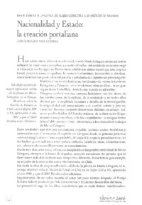 Nacionalidad y Estado: la creación portaliana