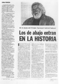 Los de abajo entran en la historia. [entrevista]