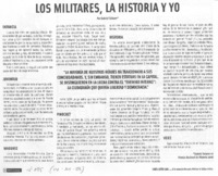 Los militares, la historia y yo