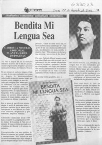 Bendita mi lengua sea  [artículo]