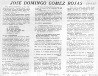 José Domingo Gómez Rojas