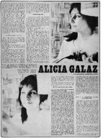 Pensamiento vivo en Alicia Galaz: [entrevista]