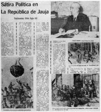 Sátira política en la República de Jauja.