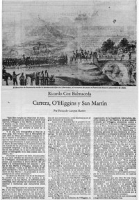 Carrera, O'Higgins y San Martín
